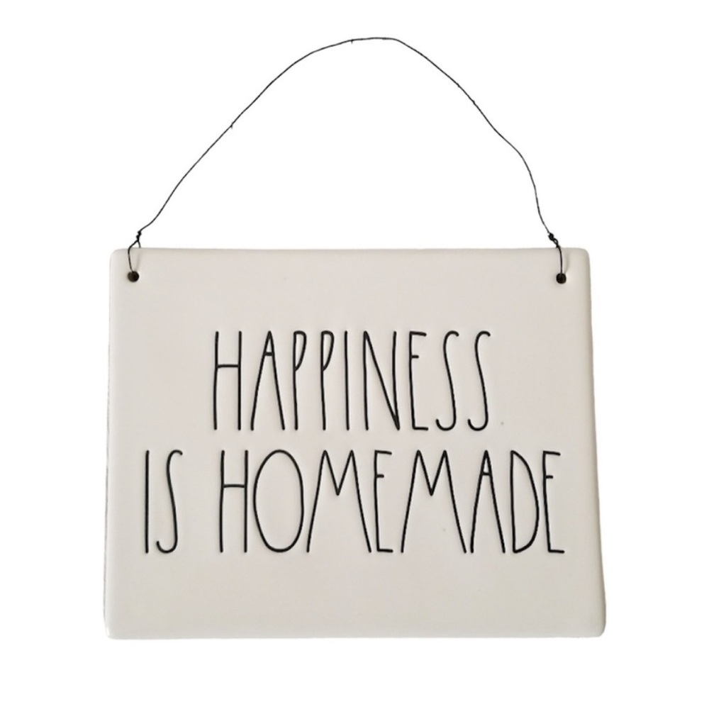 Happiness is Homemade Rae Dunn sign
